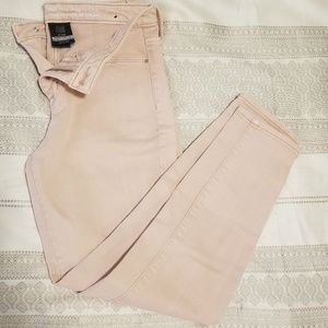 High rise crop jeggings